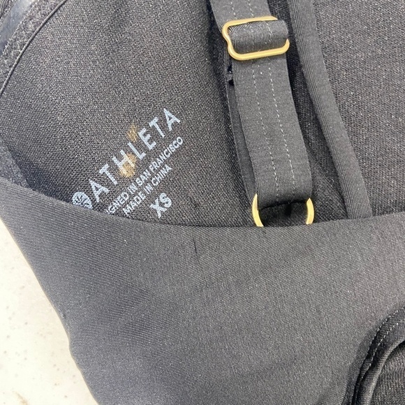 ATHLETA AQUALUXE SQUARE PLUNGE ONE-PIECE Black NWT - Picture 5 of 5